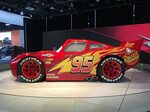 Most accurate life sized Lightning McQueen. Also Hellcat McQ
